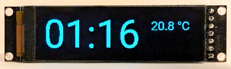 SH1122 256x64 OLED display module